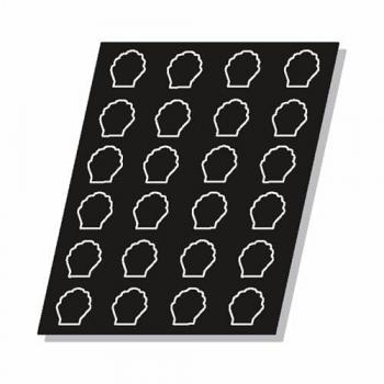Plaque Silicone Flexipan 24 Coquilles Saint‑Jacques (Pujadas)