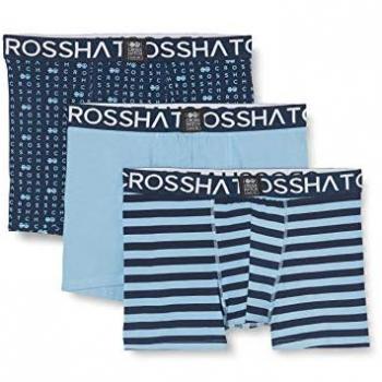 Denim Blue Men's Gridline Boxer Set 3-Pack