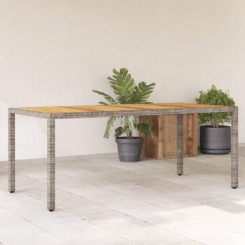 Table à manger extérieur vieXL Acacia Gris