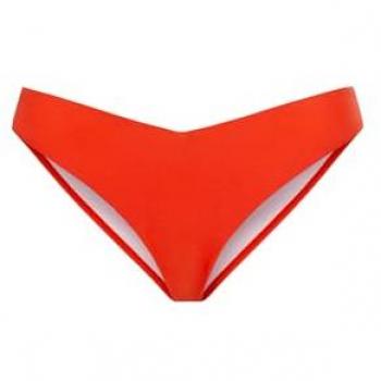 LSCN by LASCANA Bikini-Hose »Gina«, mit V-Bund orangerot N-Gr orangerot