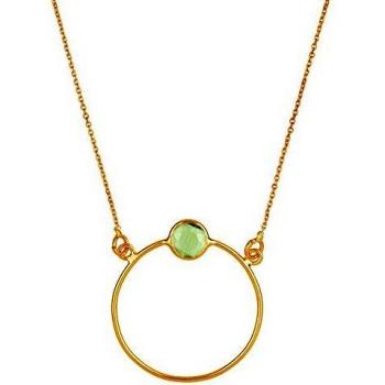 Collar Bañado en Oro con Esmeralda de Córdoba Jewels