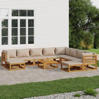 Completo Salotto Outdoor 11 Pz + Set Cuscini