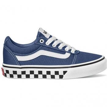 Zapatillas Vans Ward YT Checker Sidewall STV Niño Azul/Blanco