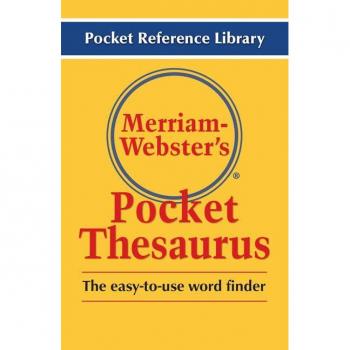 Merriam Websters Pocket Thesaurus by Merriam Webster