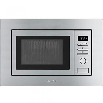 Smeg FMI020X Micro-ondes Intégrable avec Grill 21L 800W Inox