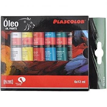 Set de Pintura al Óleo, 6 Tubos Multicolor