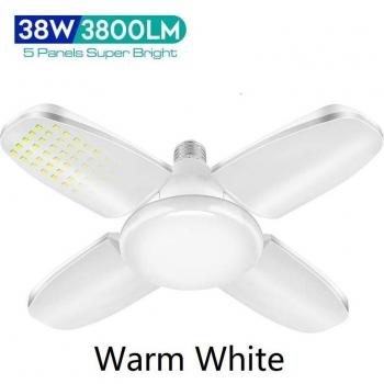 3800LM Adjustable Garage Ceiling Light E27 38W 52LED