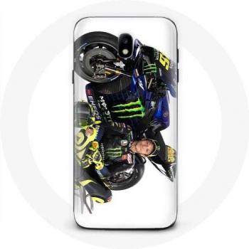 Valentino Rossi Speed‑Driver Witte achtergrond Galaxy J7 2017