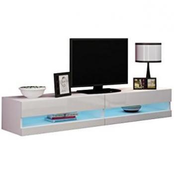 Console TV Venenou 120 – 180x30x40 cm, LED inclus