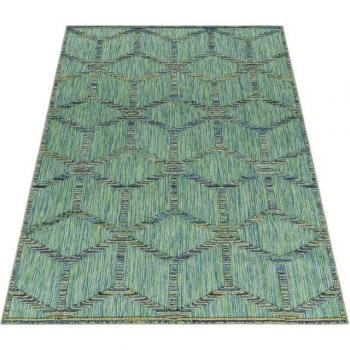 BAHAMA 5151 AYYILDIZ – Hoch‑Tief‑Struktur Teppich (Innen/Outdoor)