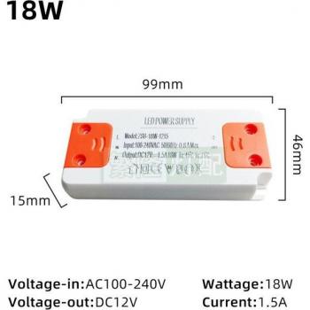 Super Slim 3A LED Lighting Transformer
