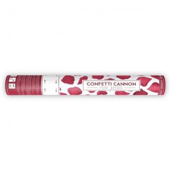 Konfetti Kanone mit Rosenblättern 40cm Rot