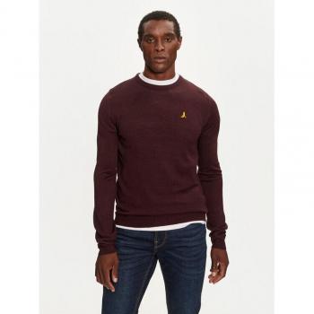Brave Soul Herrenpullover MK-230EINSTEIN4 Dunkelrot Regular Fit
