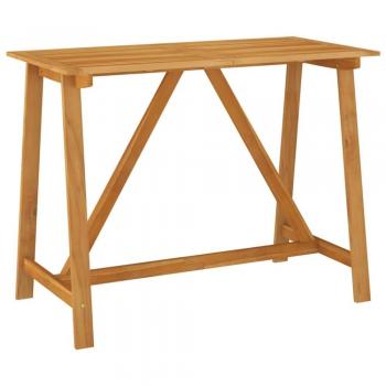 Tuinbartafel van massief acaciahout 140x70x104 cm