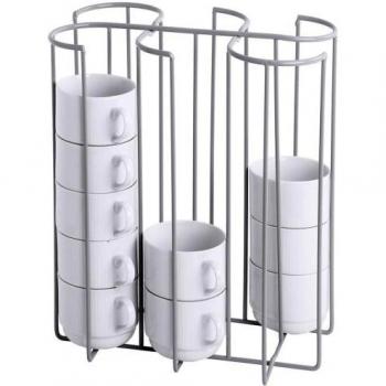 Contacto Kaffeetassenspender 6 Röhren für Tassen bis Ø 87 mm, Maße 295 x 195 x 290 mm