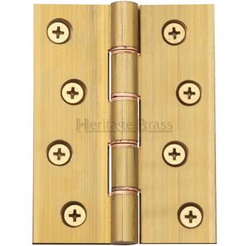 Double Phosphor Washered and Screws Hinge (Nickel Brass, 2-Pack)