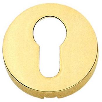 Bocchetta Coprivite in Ottone Lucido Verniciato Ø 45 mm per Foro Yale