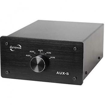 Interruttore Audio Dynavox 5 RCA nero