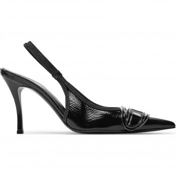 Diesel D-Venus SB Heeled Shoes for Women Black Size 7 US