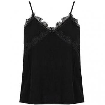 Pepe Jeans Karey Top Senza Maniche Nera M