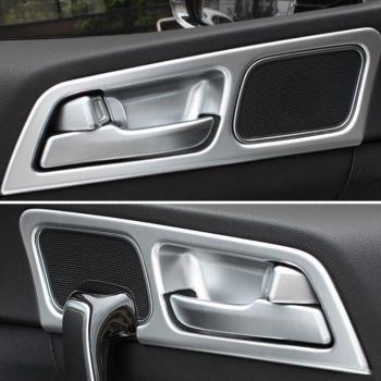 Top4 4-Pcs Chrome Interior Door Handle Trim for Kia Sportage QL