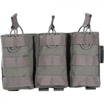 Grüne Open‑Triple‑Mag‑Tasche für 5,56 mm – Clawgear