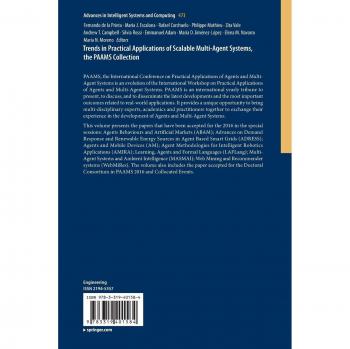 Trends in Practical Applications of Scalable Multi-Agent Systems, the PAAMS Collection (Advances in Intelligent Systems and Computing)