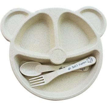 Vajilla Divertida Panda para Bebés
