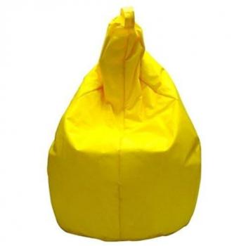 Puf amarillo elegante 80 x 120 x 80 cm