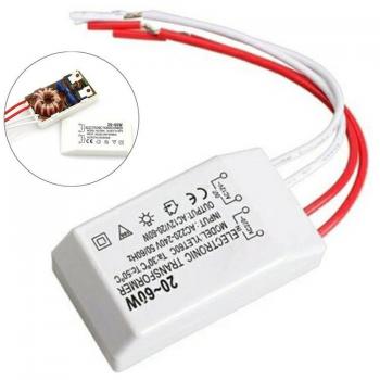 Adaptador de transformador 20-60W 220V a AC12V para luces