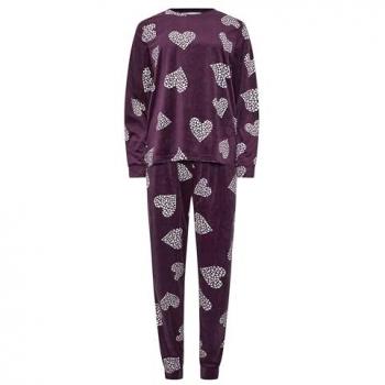 M&Co Ruby Heart Fleece Sleepwear