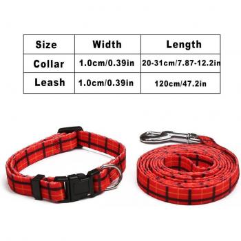 Set de Collar y Correa para Perros y Gatos Pequeños