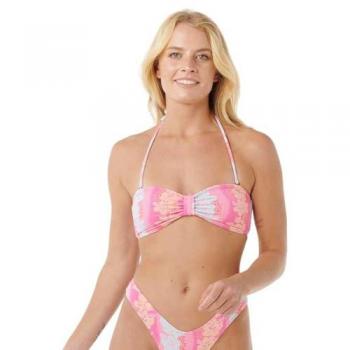 Tope Bandeado de Bikini Rosa Rip Curl Waikiki Keepsakes