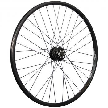 Ruota anteriore 28 Ryde Zac2000 con mozzo Dynamo a 6 fori Shimano Nero QR