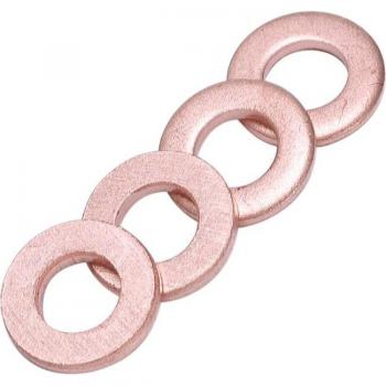 Ford Transit MK7 Injector Seal Copper Washer Set (4) for 2.2, 2.4, 3.2 (2006 On)