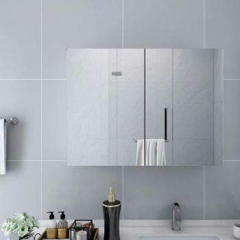 Armadietto Moderno a Specchio 80x15x60 cm