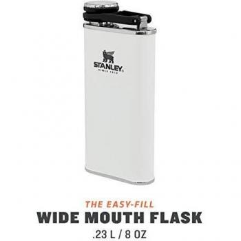 Stanley Classic Flasque en acier inoxydable Polar White