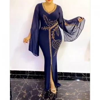 African Print Long Dress