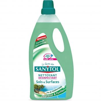 Nettoyant Sols & Surfaces Sanytol Pin de Méditerranée Concentré