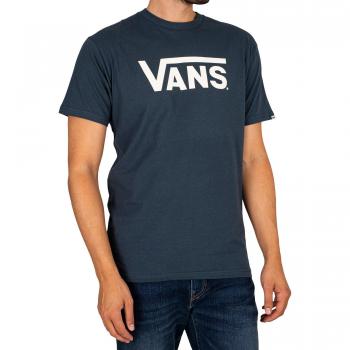 T-LETTERA VANS CLASSICA BIANCA/INDACO L