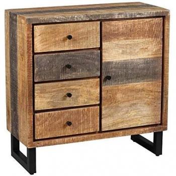 Meuble de rangement 1 porte 4 tiroirs