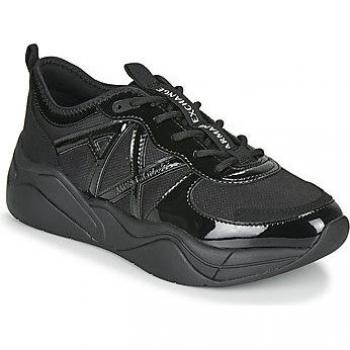Armani Exchange Women's Black BALDA Trainers