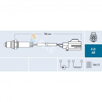 Sonda Lambda FAE 75637 – Refrigeração a Ar