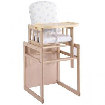 Cama de Lectura Trona con Manto Azul