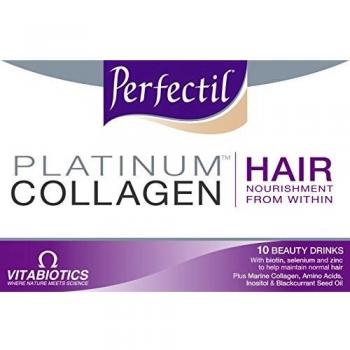 Vitabiotics Boisson Collagène pour Cheveux Parfaits, 10 x 50ml