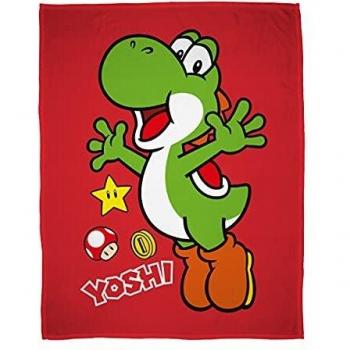 Yoyo Coral Yoshi Plaid Nintendo 100x150 cm