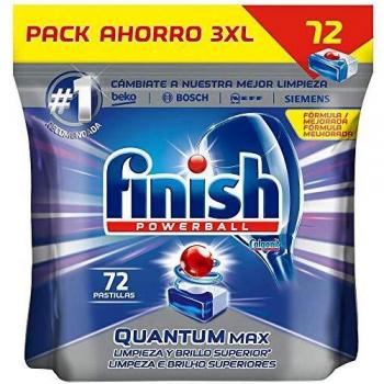 Finish Quantum All in 1 Pastillas para Lavavajillas, 69 pastillas