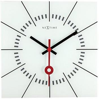 NeXtime Stazione 35 cm – Wanduhren aus Metall & Kunststoff in Weiß