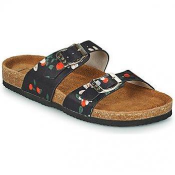 Les Petites Bombes DORIS Women's Black Mules
