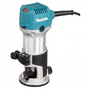 Affleureuse-défonceuse Makita 710 W RT0702CJ avec coffret Makpac et pince Ø8/6 mm